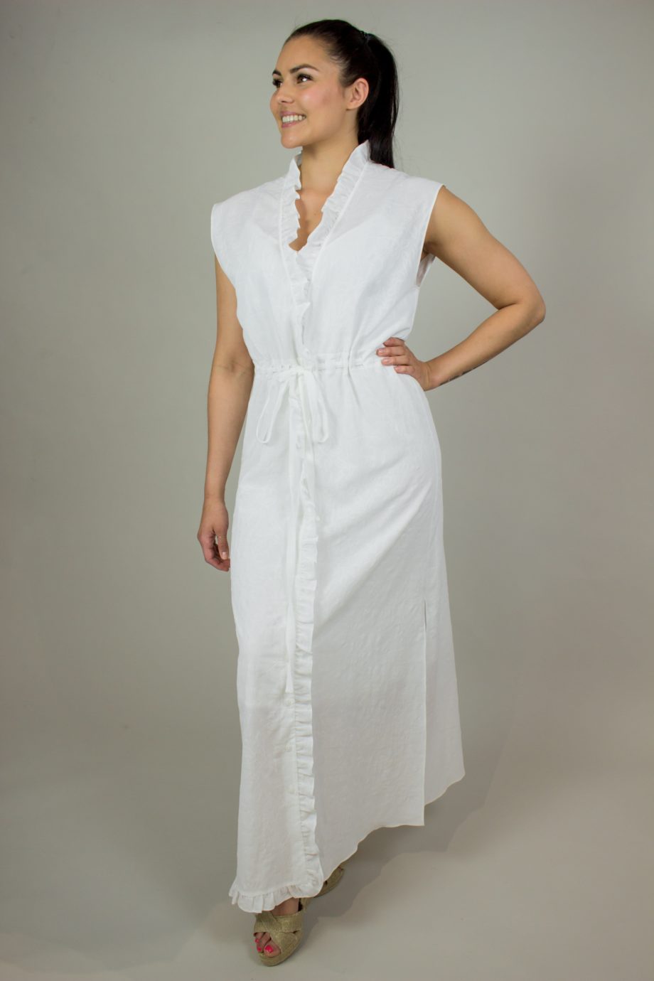 8. KRISTINA TI White long dress