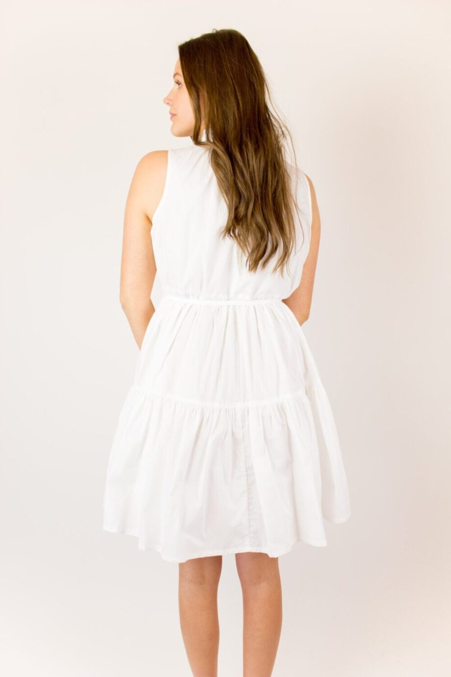 back French Connection white short dress