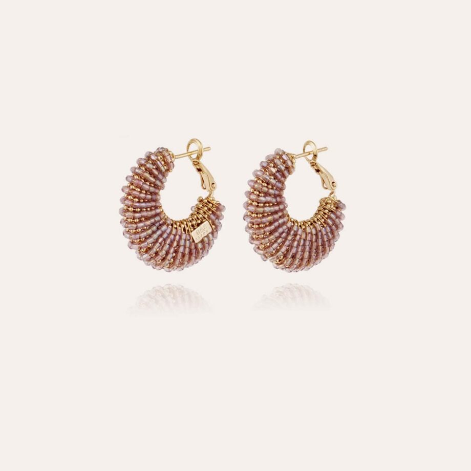 Gas Bijoux Izzia earrings small size gold two